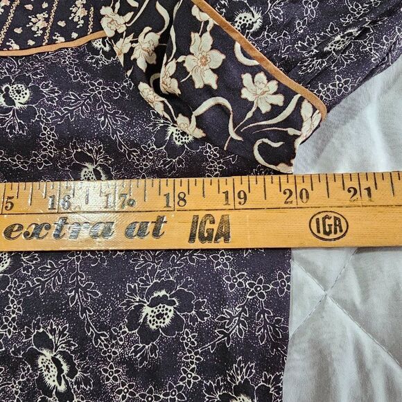 NWOT PAIGE FLORAL BOHO SPLIT V NECK LONGSLEEVES TOP SIZE M - Picture 14 of 15